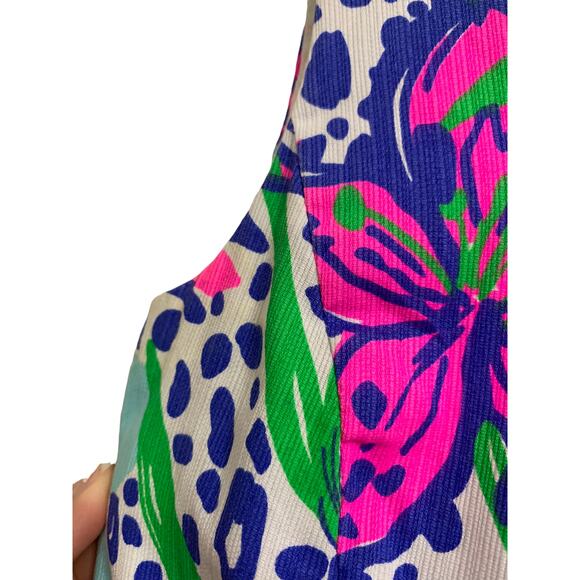Lilly Pulitzer garden eaton‎ shift dress blue size 2 - Picture 4 of 7